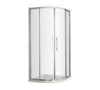 Balterley Sonic 800mm Quadrant Shower Enclosure with 8mm Glass, Bar Handle & Easyfit Assembly System - Chrome