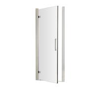 Sonic 8mm Toughened Safety Glass Hinged Shower Door & Bar Handle, Chrome, 900mm - Balterley