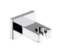Square Chrome Wall Mounted Shower Head Bracket