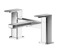 Balterley Square Deck Mounted Bath Filler Tap Chrome in Silver Balterley Silver