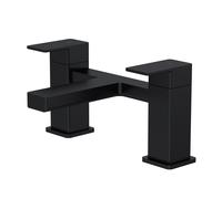Balterley Square Deck Mounted Bath Filler Tap & Dual Levers - Matt Black Balterley Black