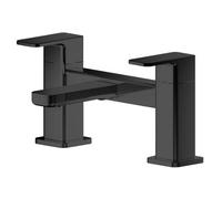Balterley Square Deck Mounted Bath Filler Tap Matt Black Balterley Black