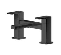 Balterley Square Deck Mounted Bath Filler Tap Matt Black Balterley Black