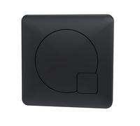 Balterley Square Dual Flush Push Button - 70mm - Matt Black