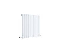 Balterley Square Horizontal Single Panel Radiator 1361 BTU Satin White 600x586mm Balterley White