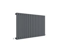 Balterley Square Horizontal Single Panel Radiator 2313 BTU Anthracite 600x992mm in Grey Balterley Grey