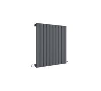 Balterley Square Horizontal Single Panel Radiator - 600mm X 586mm - 1361 Btu - Anthracite