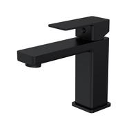 Balterley Square Mono Basin Mixer Sink Tap, Dual Lever Control - Matt Black Balterley Black