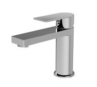 Modern Square Mono Basin Mixer Tap & Push Button Waste - Chrome - Balterley