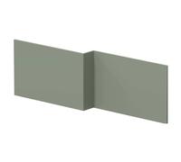 Balterley Square Shower Bath Front Panel, Acrylic Finish in Green Balterley Green