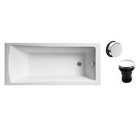 Balterley Square Single Ended 1700X700 With Leg Set & Chrome Waste