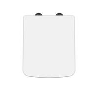 Balterley Square Soft Close Toilet Seat Top Fix in White Balterley White
