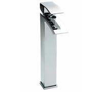 Balterley Square Tall Mono Basin Mixer Tap Chrome in Silver Balterley Silver