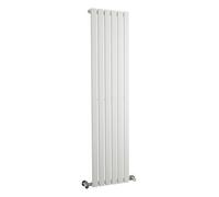 Balterley Vertical Radiator Single Panel, White Radiator with Vertical Flat Panel Radiators, Central Heating Radiators for Bathroom, Kitchen, Living Room - 354mm x 1500mm, 2041 BTU (Satin White)