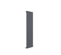 Balterley Square Vertical Single Panel Radiator 2041 BTU Anthracite 1500x354mm in Grey Balterley Grey