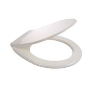 Balterley Standard Round Toilet Seat Plastic Hinge - White Balterley White