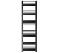Balterley Straight Heated Heated Towel Rail Radiator, 1032W, 500 x 1800mm, Matt Black