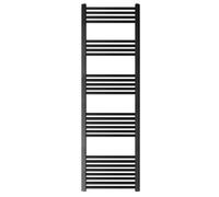 Balterley Straight Heated Heated Towel Rail Radiator, 1231W, 600 X 1800mm, Matt Black