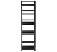 Balterley Straight Heated Heated Towel Rail Radiator, 1032W, 500 x 1800mm, Matt Black