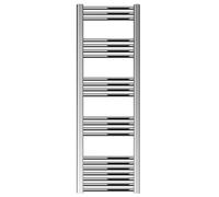 Balterley Straight Heated Towel Rail Radiator, 344W, 400 x 1400mm, Chrome in Silver Balterley Silver