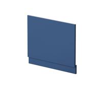 700mm Straight Reversible Bath End Panel & Plinth - Satin Blue