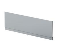 Balterley Front Bath Panel Covering with Plinth 1800mm, MDF Bath Panels, Satin Finish, Straight Front Bathroom Panels for Bathtub, Water Resistant Side Panel for Bathroom Baths (Grey)