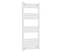 Balterley Straight Towel Radiator, 1200x500mm in White Balterley White
