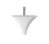 Balterley Summit Modern Wall Hung 1 Tap Hole Ceramic Basin 460mm - White