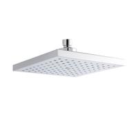 Balterley Swinscoe Square Easyclean Fixed Shower Head 200mm, Modern Design, High Flow - Chrome Finish