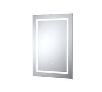 Balterley Talke Rectangular Led Framed Illuminated Touch Sensor Mirror With Demister, 700mm X 500mm