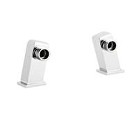 Tap Accessories Square Minimalist Inlet Legs, Pair - Chrome