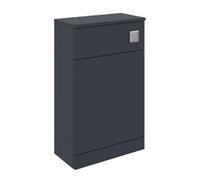 Balterley Tean Square Floor Standing Wc Back To Wall Toilet Unit, 600mm, Dark Grey