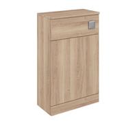 Balterley Tean Square Floor Standing Wc Back To Wall Toilet Unit, 600mm, Light Oak