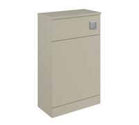 Balterley Tean Square Floor Standing Wc Back To Wall Toilet Unit, 600mm, Pebble Grey