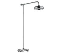 Thermostatic Exposed Shower Valve & Rigid Riser Kit - Chrome