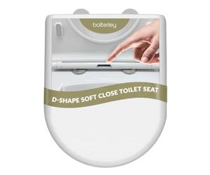 Balterley Toilettendeckel Mit Absenkautomatik, 36.6 x 45.3 x 4.8 cm, Weiß
