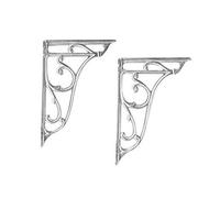 Balterley Traditional Ceramic Accessories Ornate Cistern Brackets - Chrome