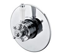 Balterley Traditional Concealed Thermostatic Shower Valve 128mm X 135mm - Chrome