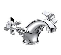 Balterley Traditional Crosshead Mono Basin Mixer Tap - Chrome