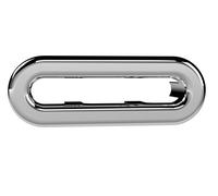 Balterley Traditional Oval Overflow Cover Chrome 50mm x 26mm in Silver Balterley Silver