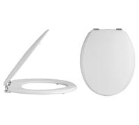 Traditional Wooden Bottom Fix with Chrome Hinges - White Balterley White One Size