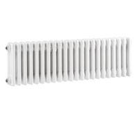 Balterley Triple Column Traditional Radiator 300 X 999mm, High Gloss White
