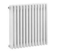 Balterley Triple Column Traditional Radiator 600 X 605mm, High Gloss White