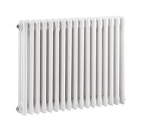 Balterley Triple Column Traditional Radiator 600 x 777mm - High Gloss White Balterley White