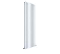 Balterley Vertical Double Panel Designer Radiator, 1800 x 528mm - Gloss White Balterley White