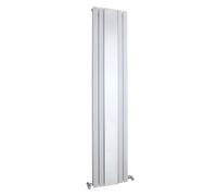 Balterley Vertical Double Panel Radiator Mirror 3344 BTU Satin White 1800x 354mm Balterley White