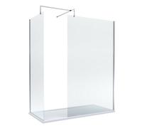 Balterley Walk-In Wetroom Bundle With Tray And Waste, 1700X700mm, Chrome