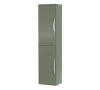 Balterley Wall Hung Tall Bathroom Storage Unit 1399 x 356 x 253mm - Satin Green Balterley Green