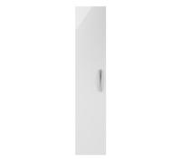 Balterley Wall Hung Tall Unit 1 Door 300 mm Bathroom Storage Cabinet, Gloss White Finish