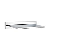 Balterley Waterfall Bath Filler Spout, Flat Square Wall Mounted Bath Spout, Bathroom Taps for Bathtub, Filler Tap for Bathtubs, Wall Mounted Waterfall Spouts for Baths - 290 x 146 x 30 mm (Chrome)